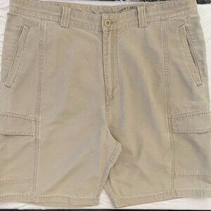 Tommy Bahama Men’s Cargo Shorts Size 38 Beige Khaki Relaxed Fit Utility Outdoor
